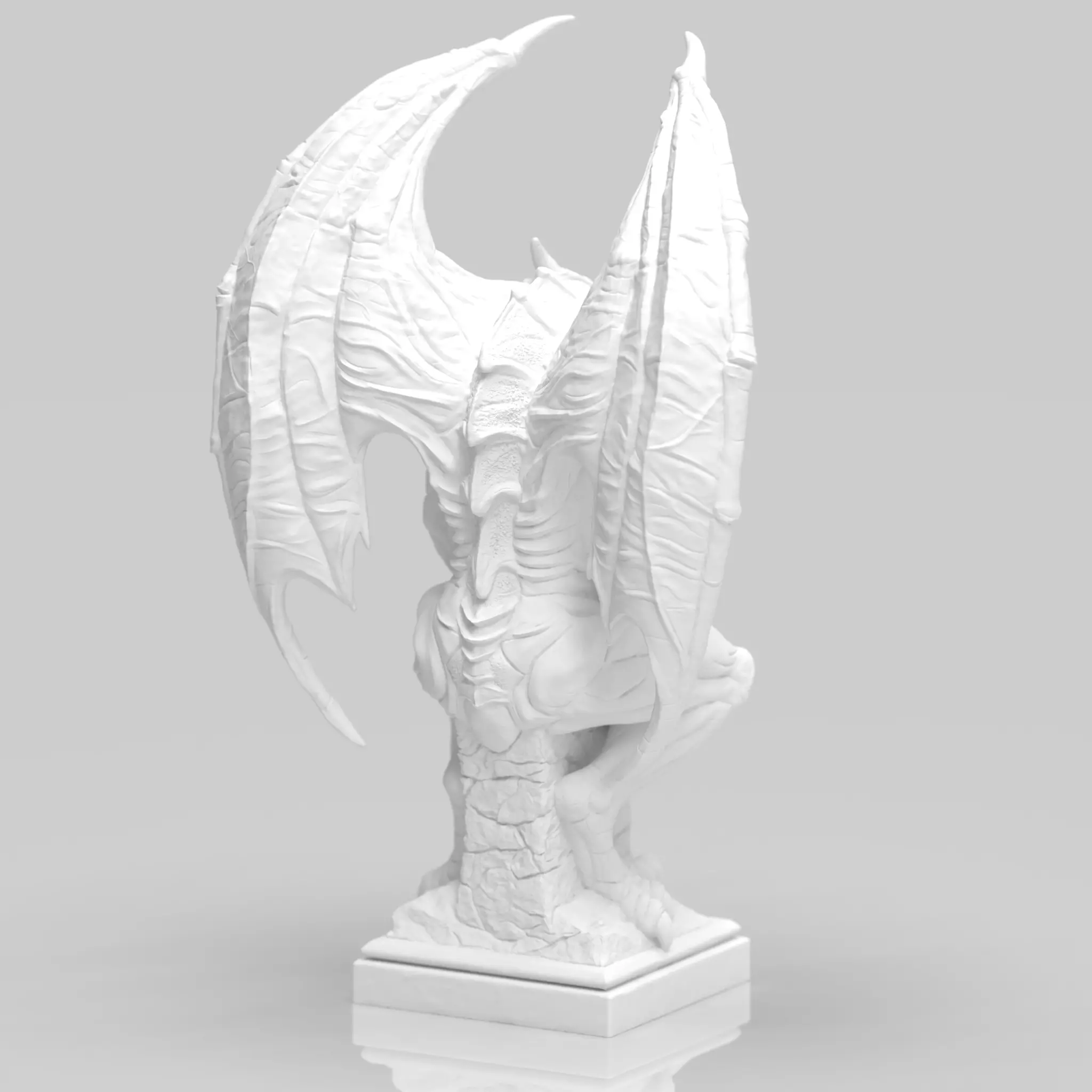 The Eternal Gargoyle 3D Print Model Challenge Halloween  3D print model_6