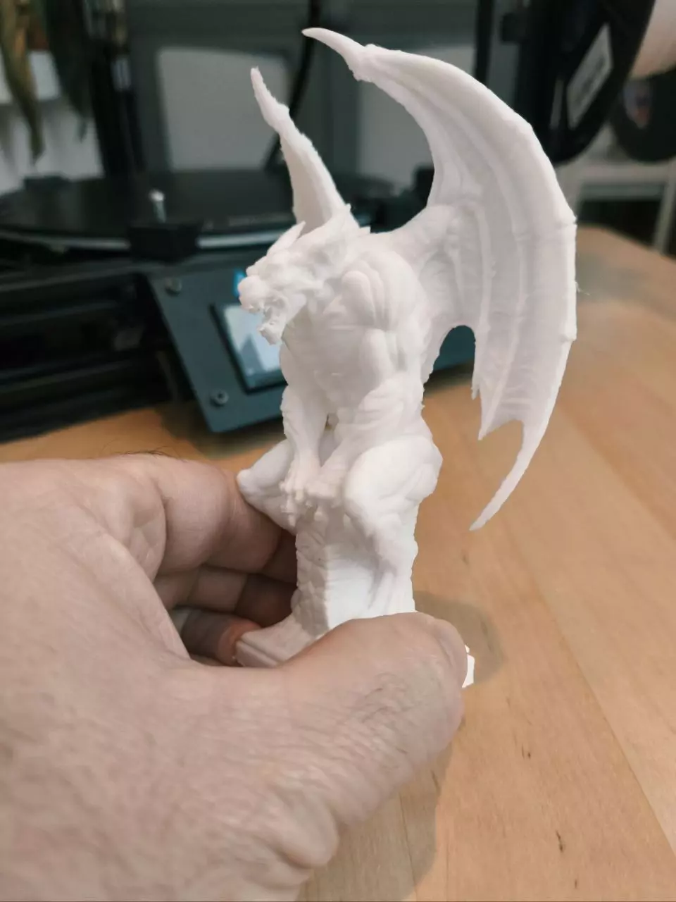 The Eternal Gargoyle 3D Print Model Challenge Halloween  3D print model_19