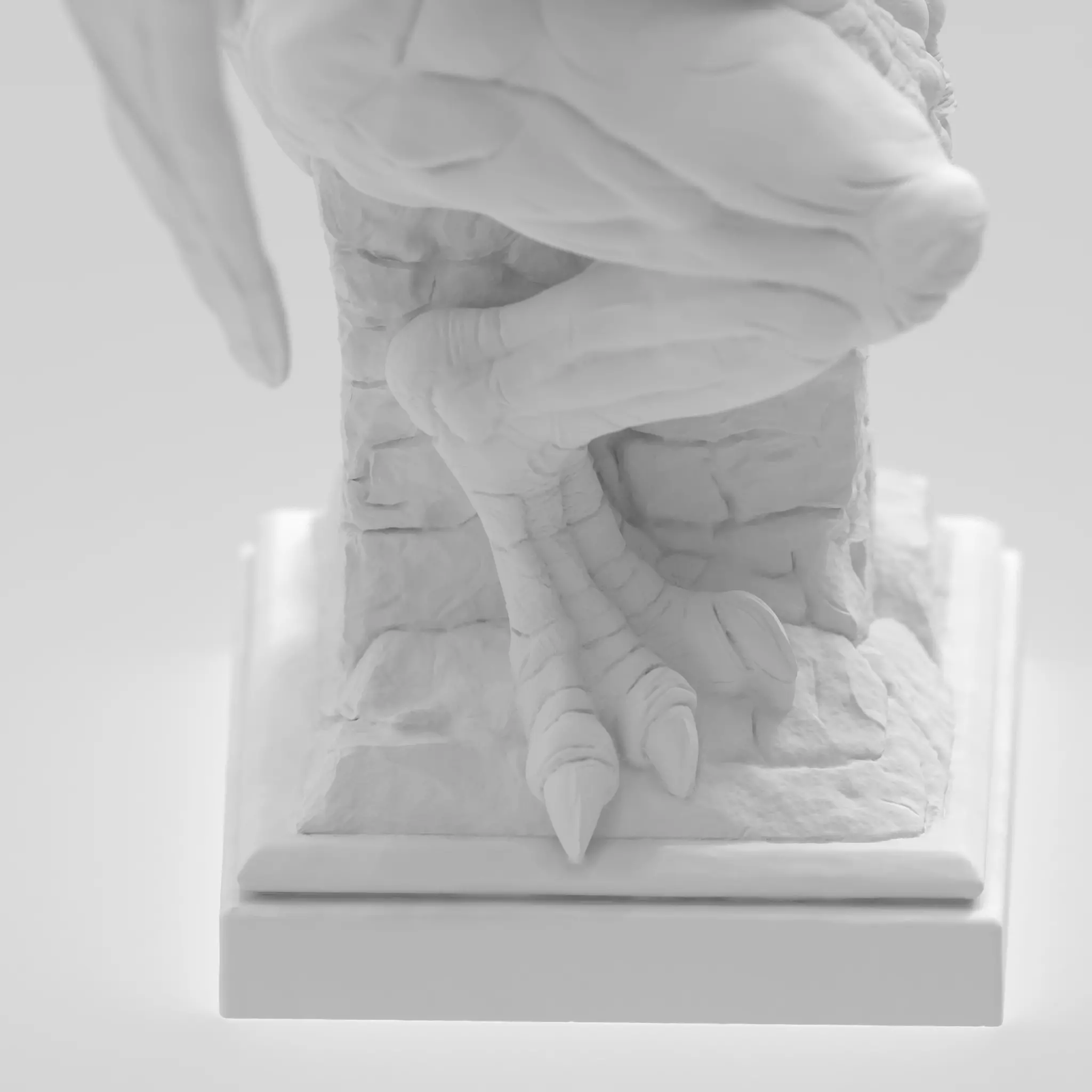 The Eternal Gargoyle 3D Print Model Challenge Halloween  3D print model_10