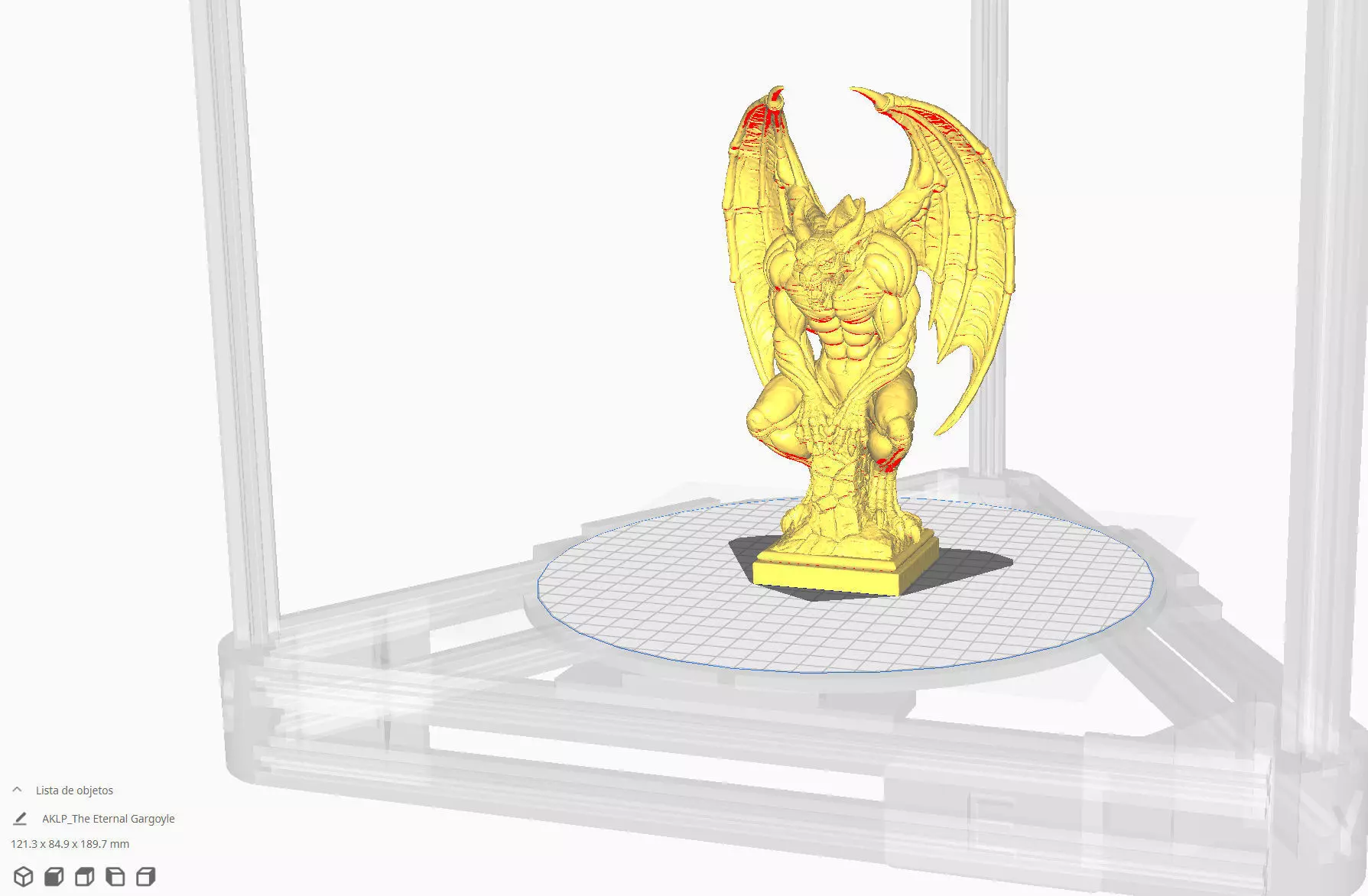 The Eternal Gargoyle 3D Print Model Challenge Halloween  3D print model_4