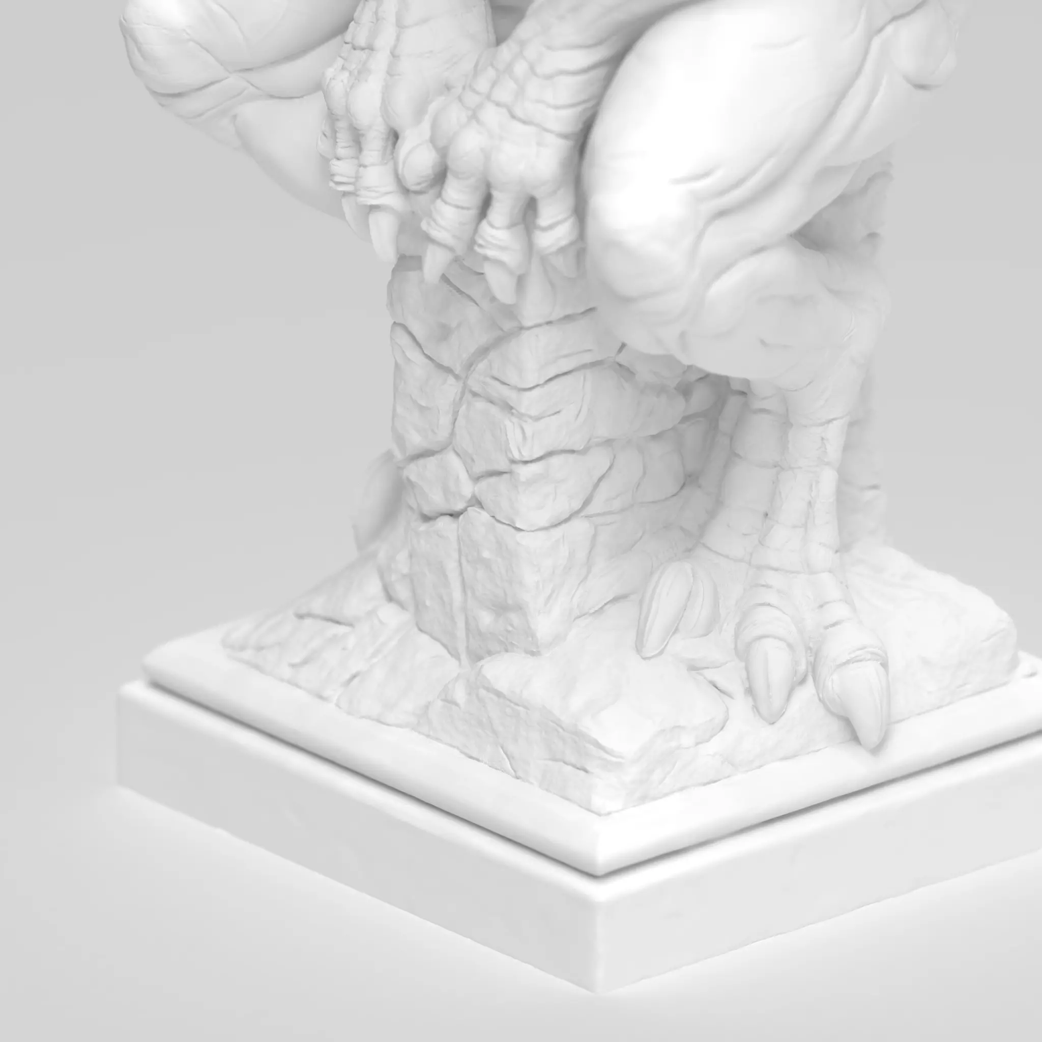 The Eternal Gargoyle 3D Print Model Challenge Halloween  3D print model_9