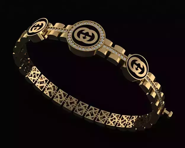 Custom Design Gold Bracelet