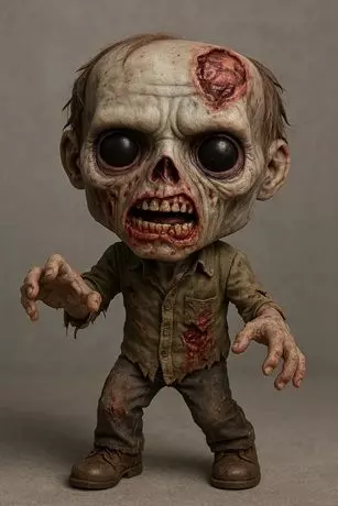 Funko - Zombie Printable Doll 3D print model_0