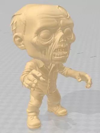 Funko - Zombie Printable Doll 3D print model_2