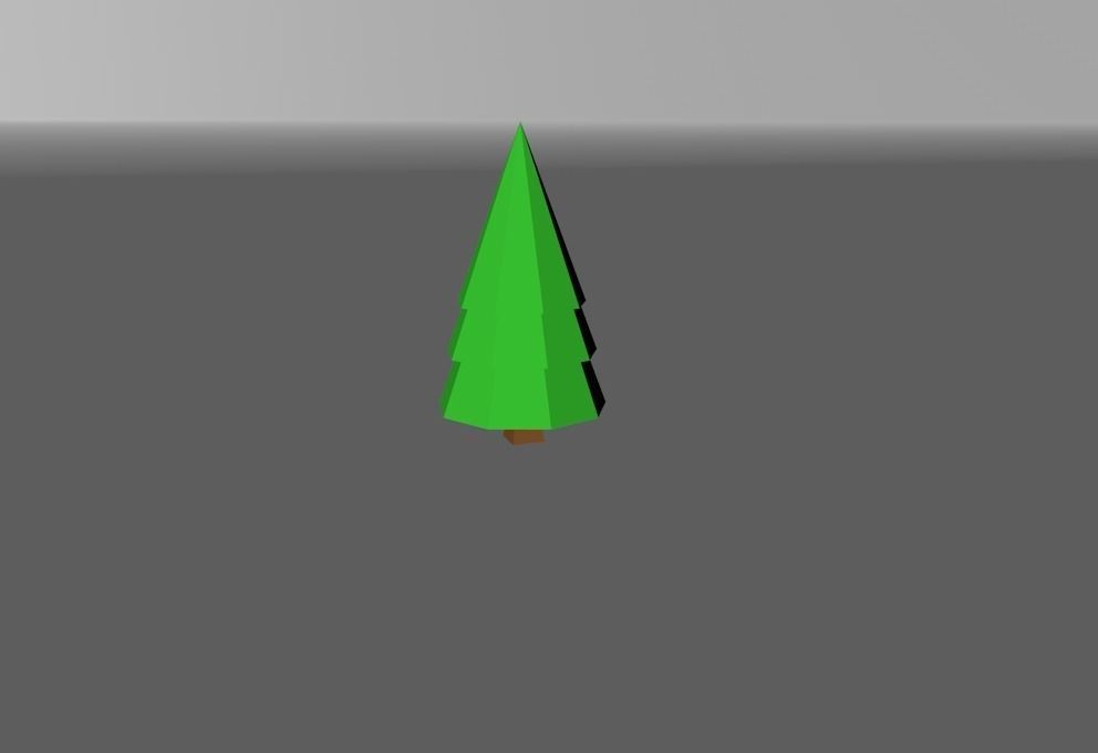 Low Poly Trees tree Low-poly 3D model_6