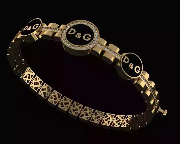 Custom Design Gold Bracelet