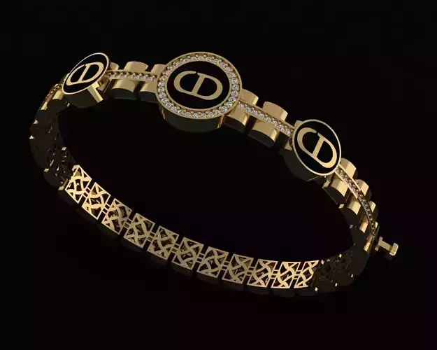 Custom Design Gold Bracelet