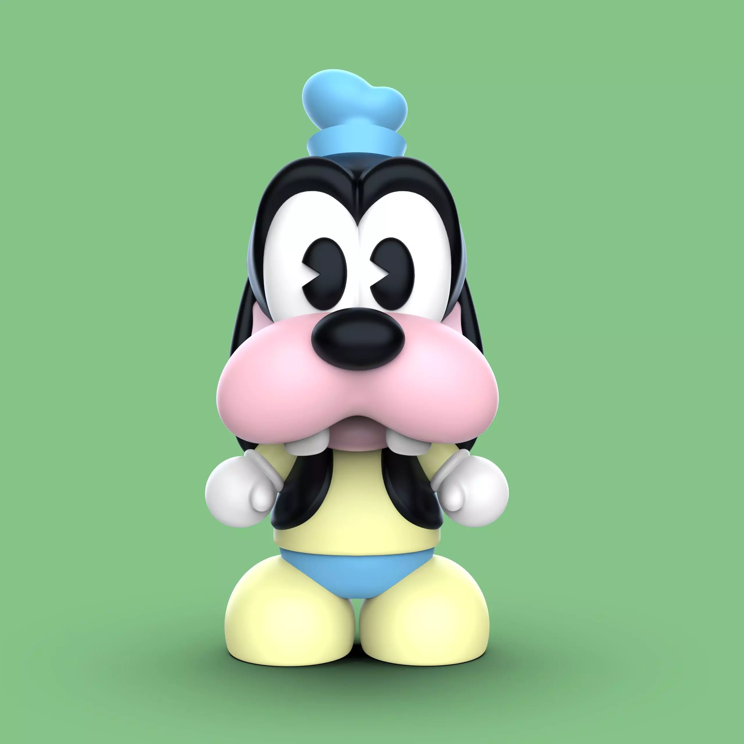 GOOFY KAWAII 3D print model