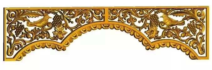 Orthodox Arch STL Model- Decorative Church Door