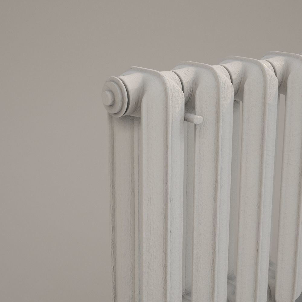 Painted Old Radiator 3D model_4