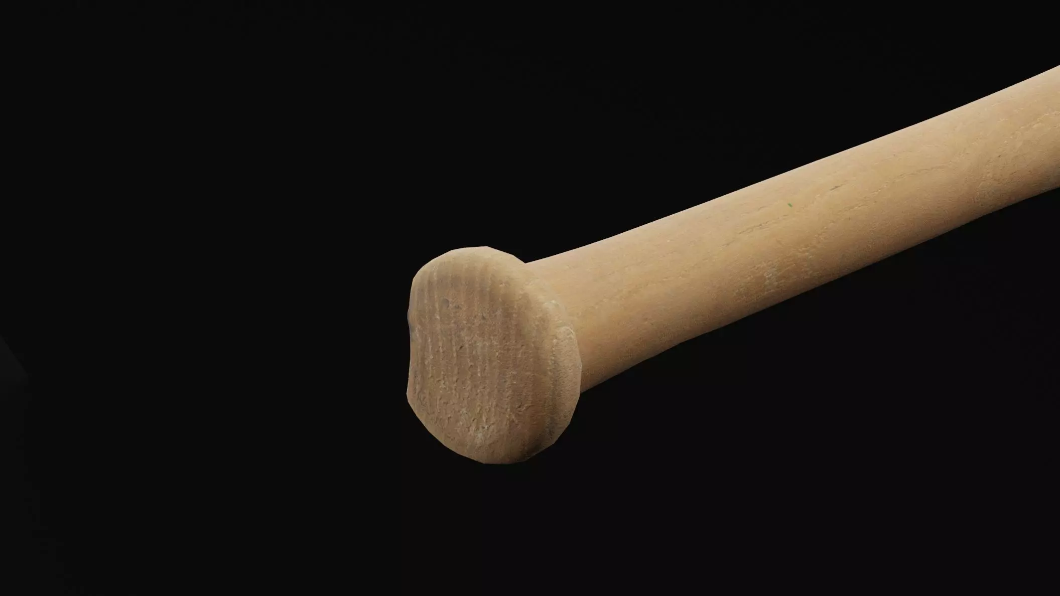 Baseball Bat Low-poly 3D model_2