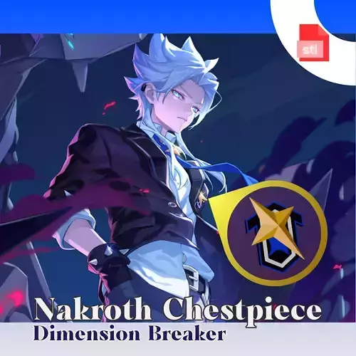 Nakroth Chestpiece 3D print model Nakroth Chestpiece 3D print model