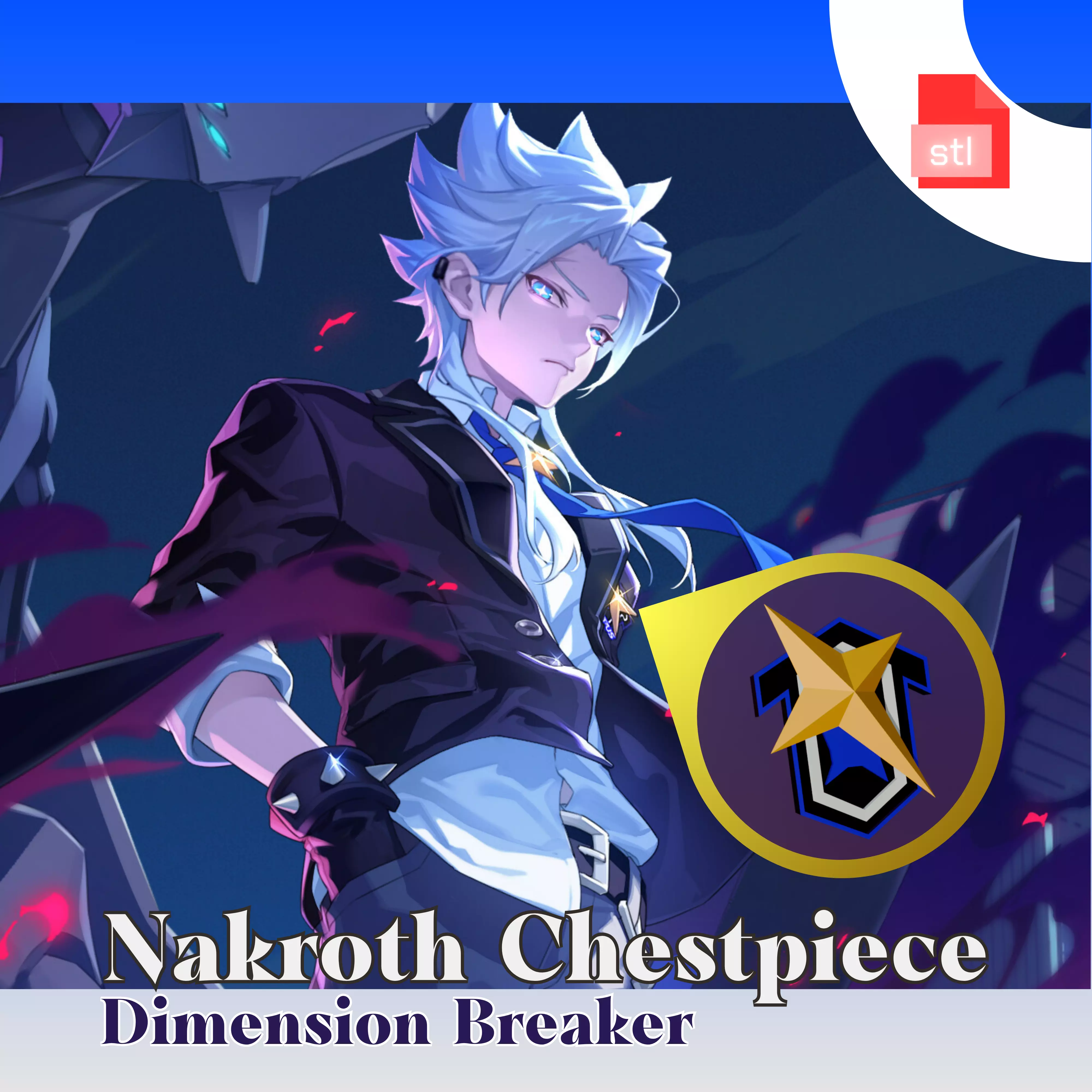 Nakroth Chestpiece 3D print model_0