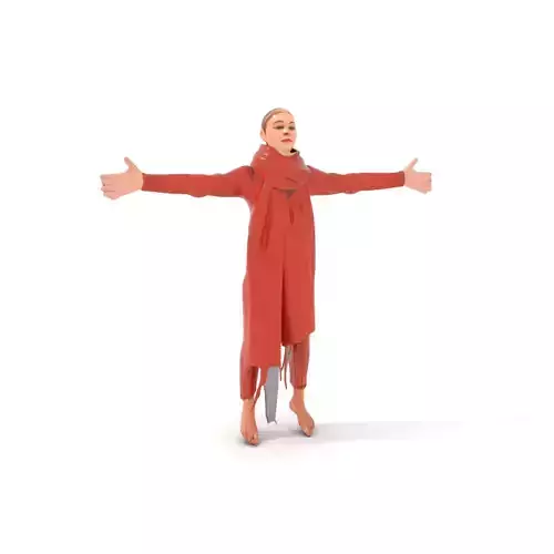 Rustic Cozy Scarf model pack