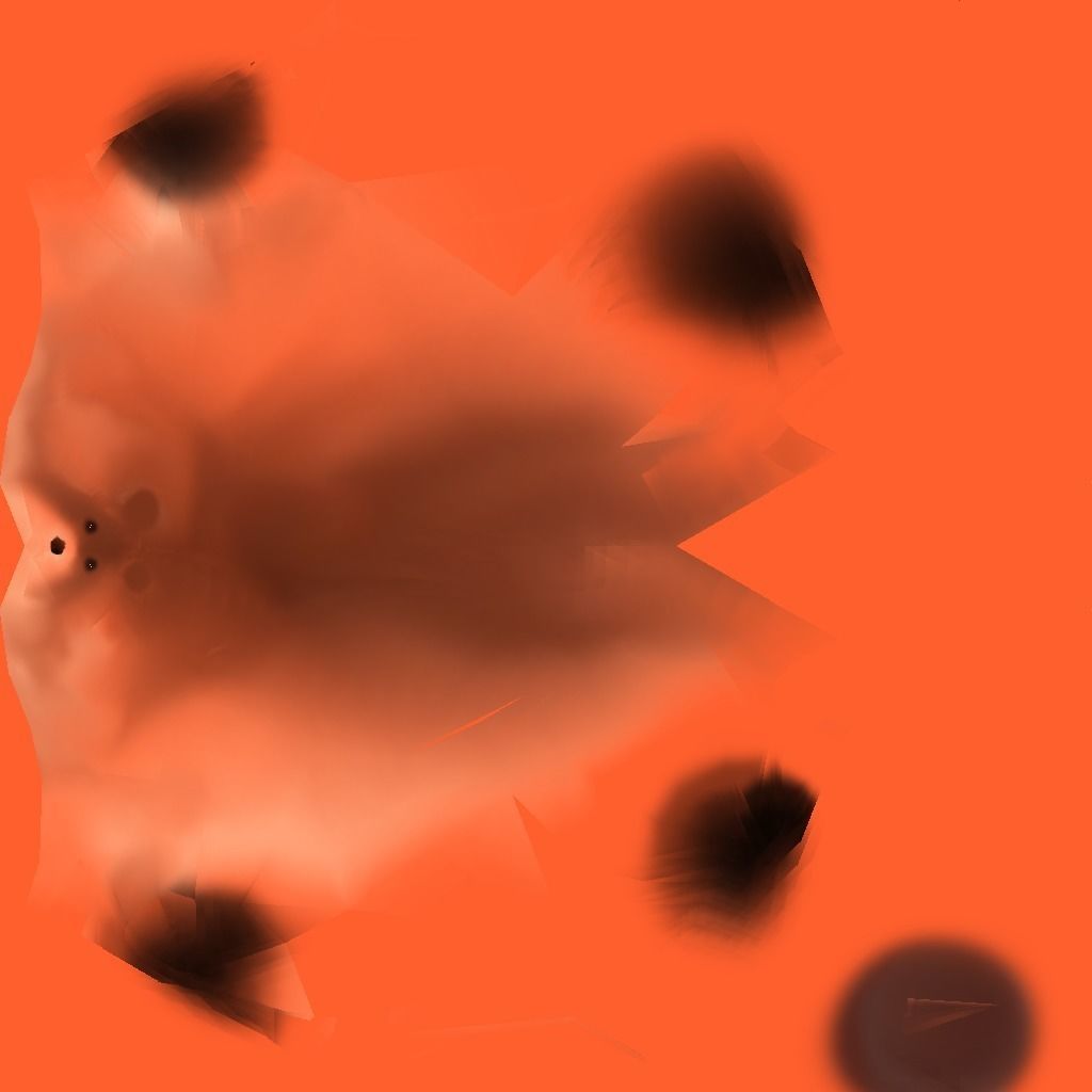 bear lowpoly skull Low-poly 3D model_8