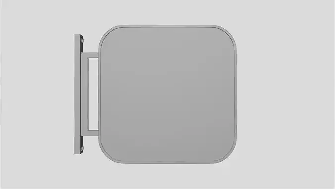 Signboard - Geometry Only No Textures No Materials