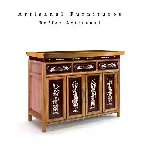 Artisanal buffet Free 3D model