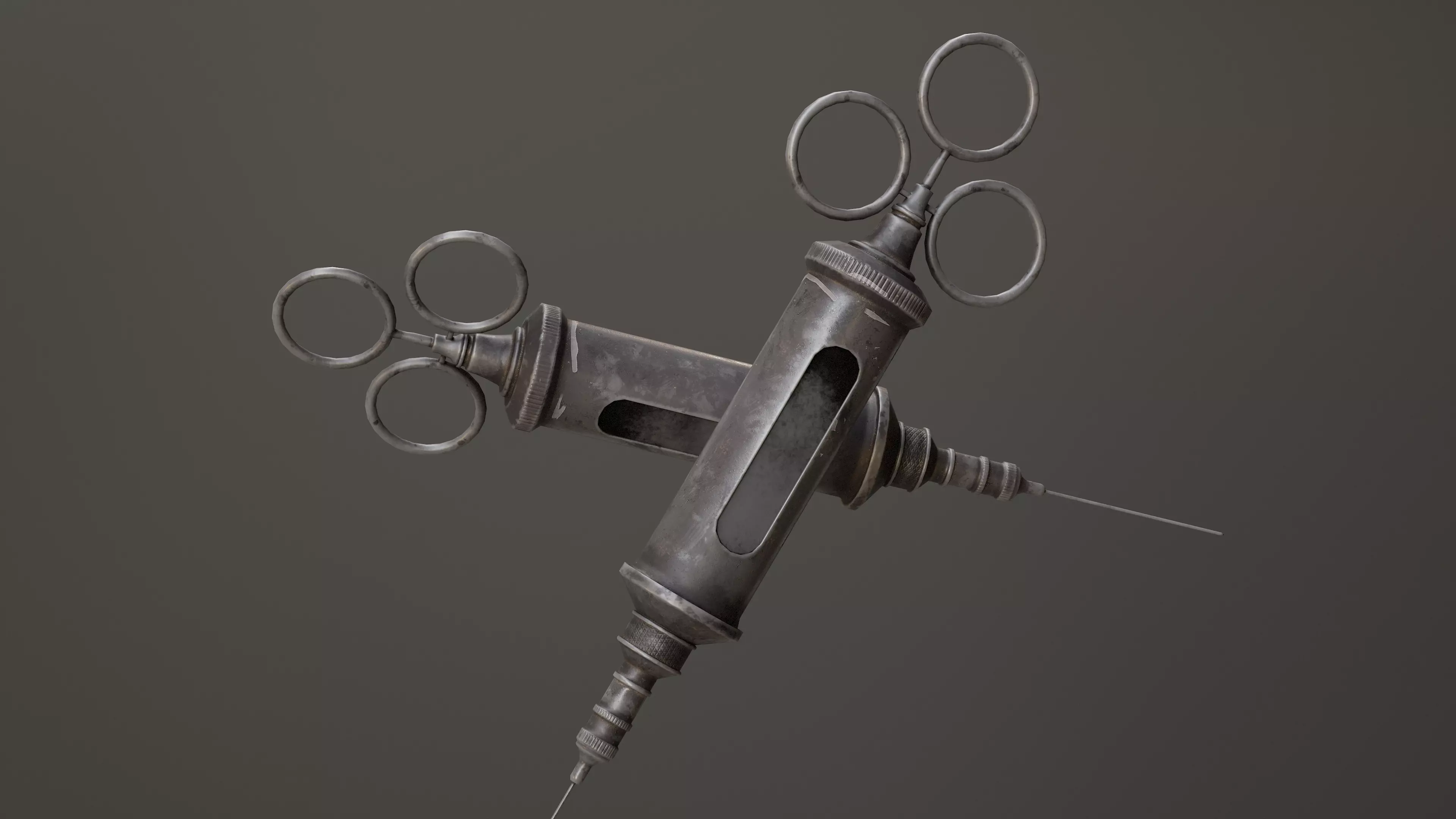 Syringe Game Ready Model Low-poly 3D model