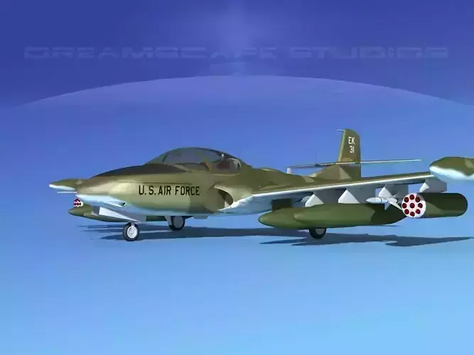 Cessna A-37 Dragonfly V01 USAF 3D model
