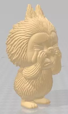 Labubu - Crying Printable 3D print model_2