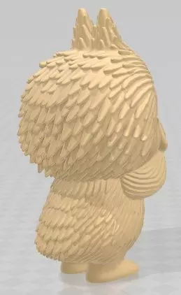 Labubu - Crying Printable 3D print model_3