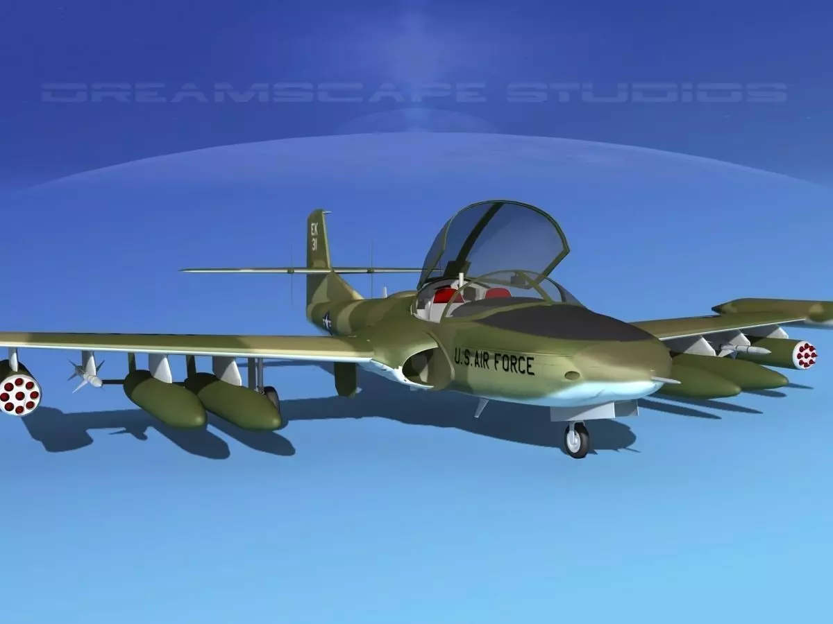 Cessna A-37B Dragonfly V02 USAF 3D model