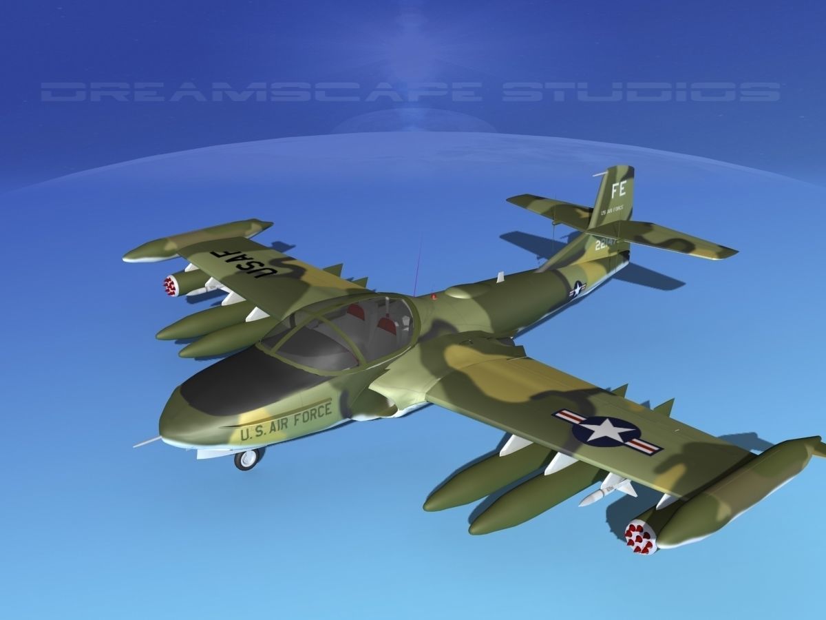 Cessna A-37B Dragonfly V03 USAF 3D model_10