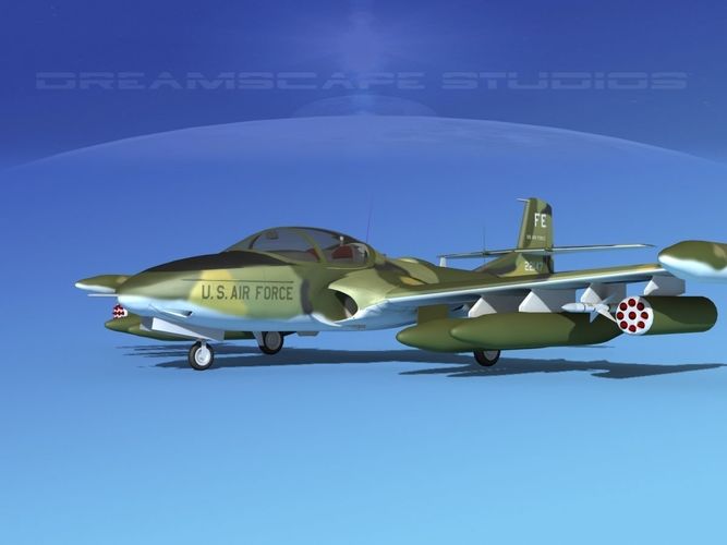 Cessna A-37B Dragonfly V03 USAF 3D model