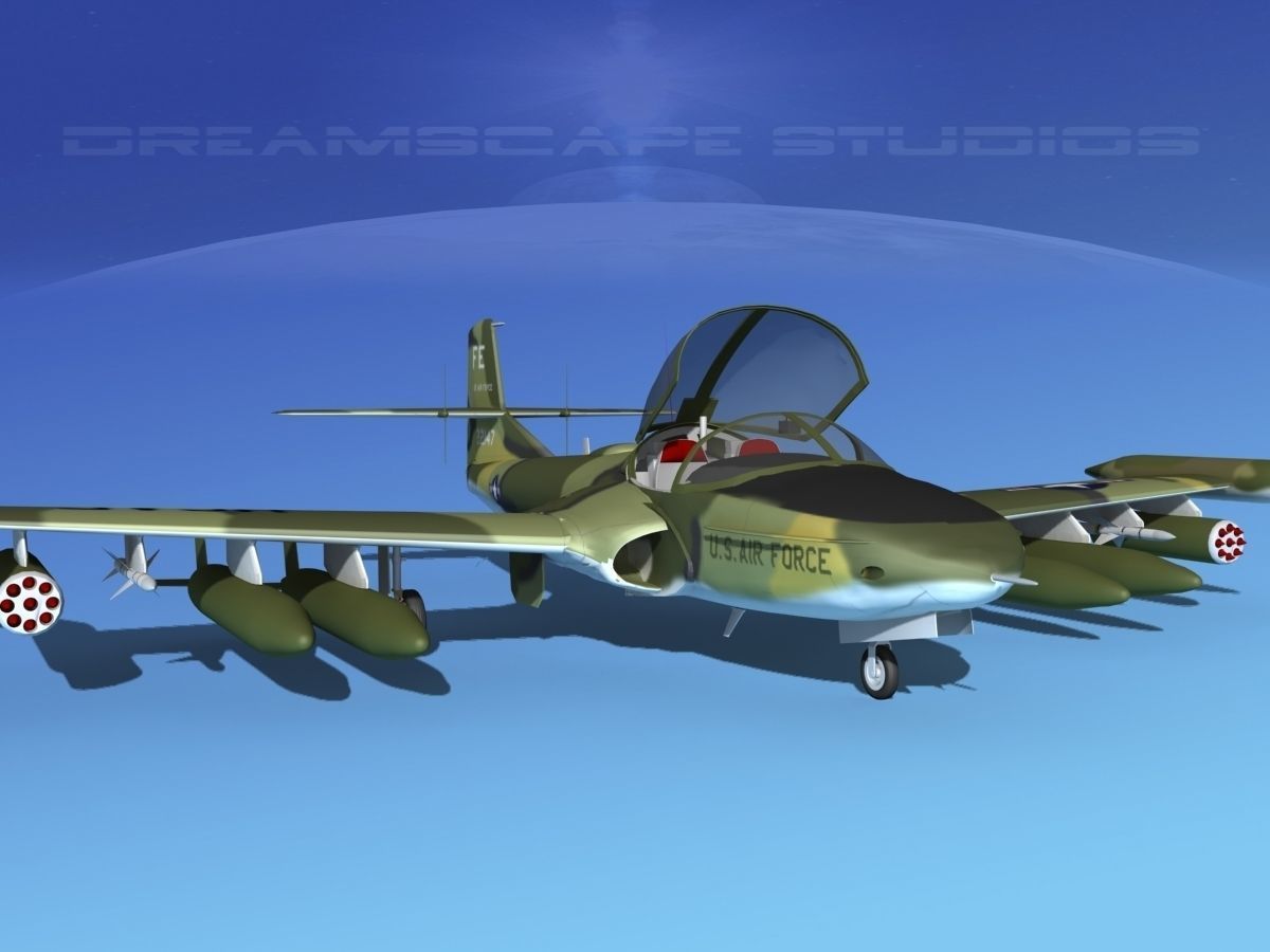 Cessna A-37B Dragonfly V03 USAF 3D model_2