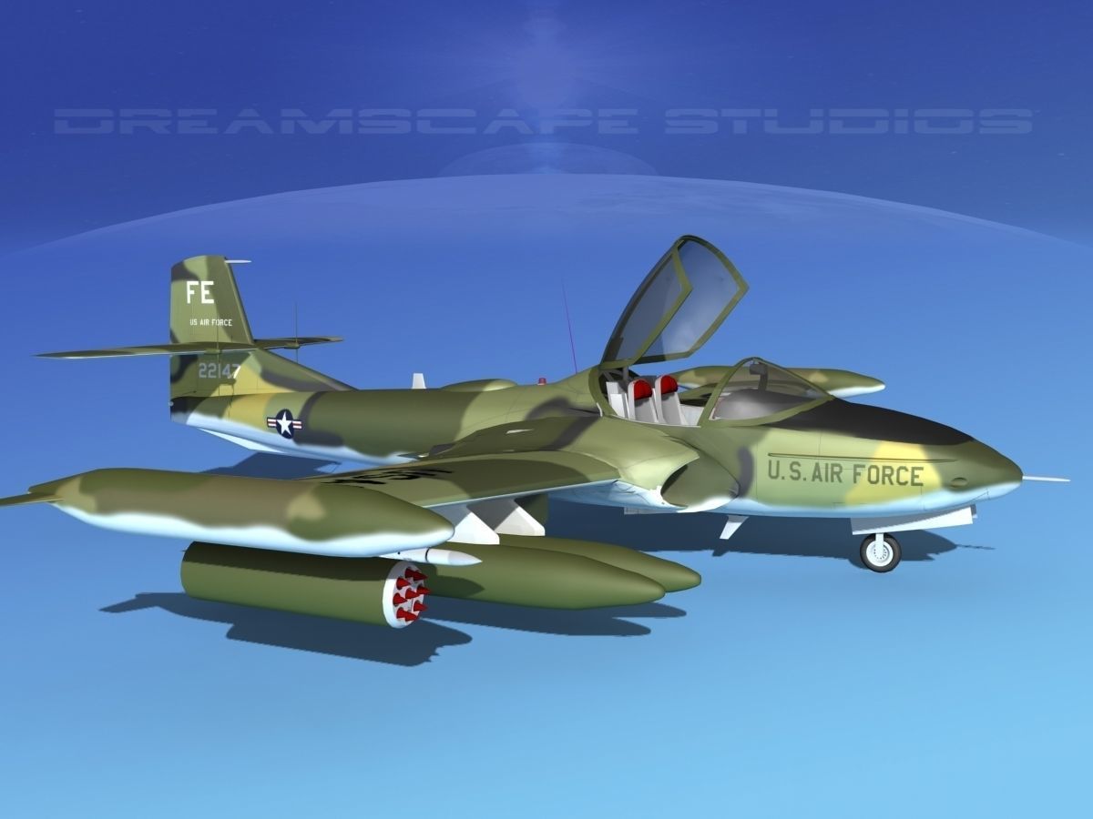 Cessna A-37B Dragonfly V03 USAF 3D model_3