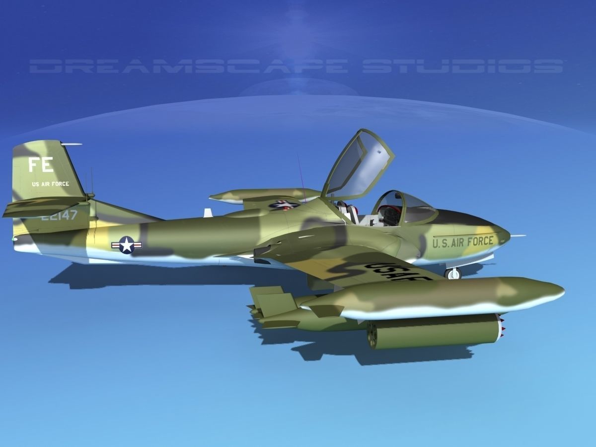 Cessna A-37B Dragonfly V03 USAF 3D model_4