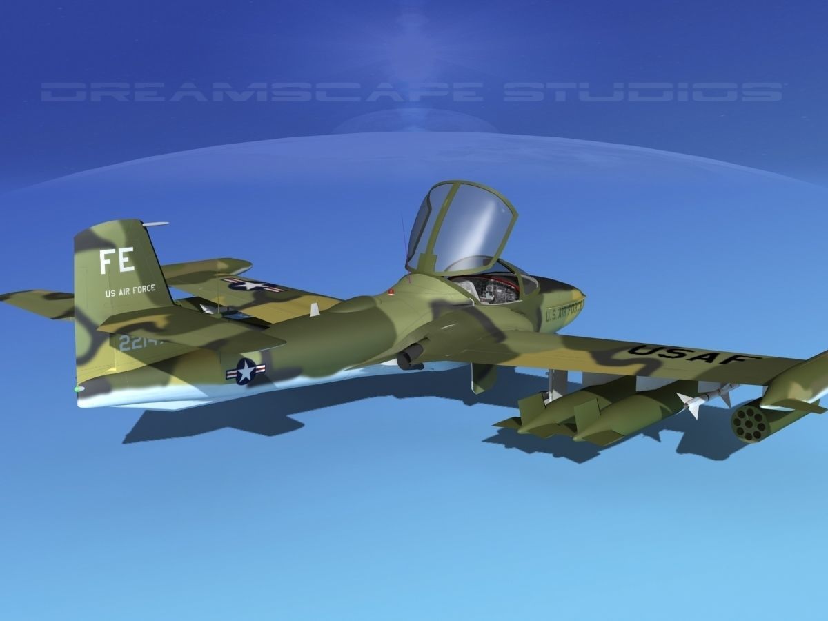 Cessna A-37B Dragonfly V03 USAF 3D model_5
