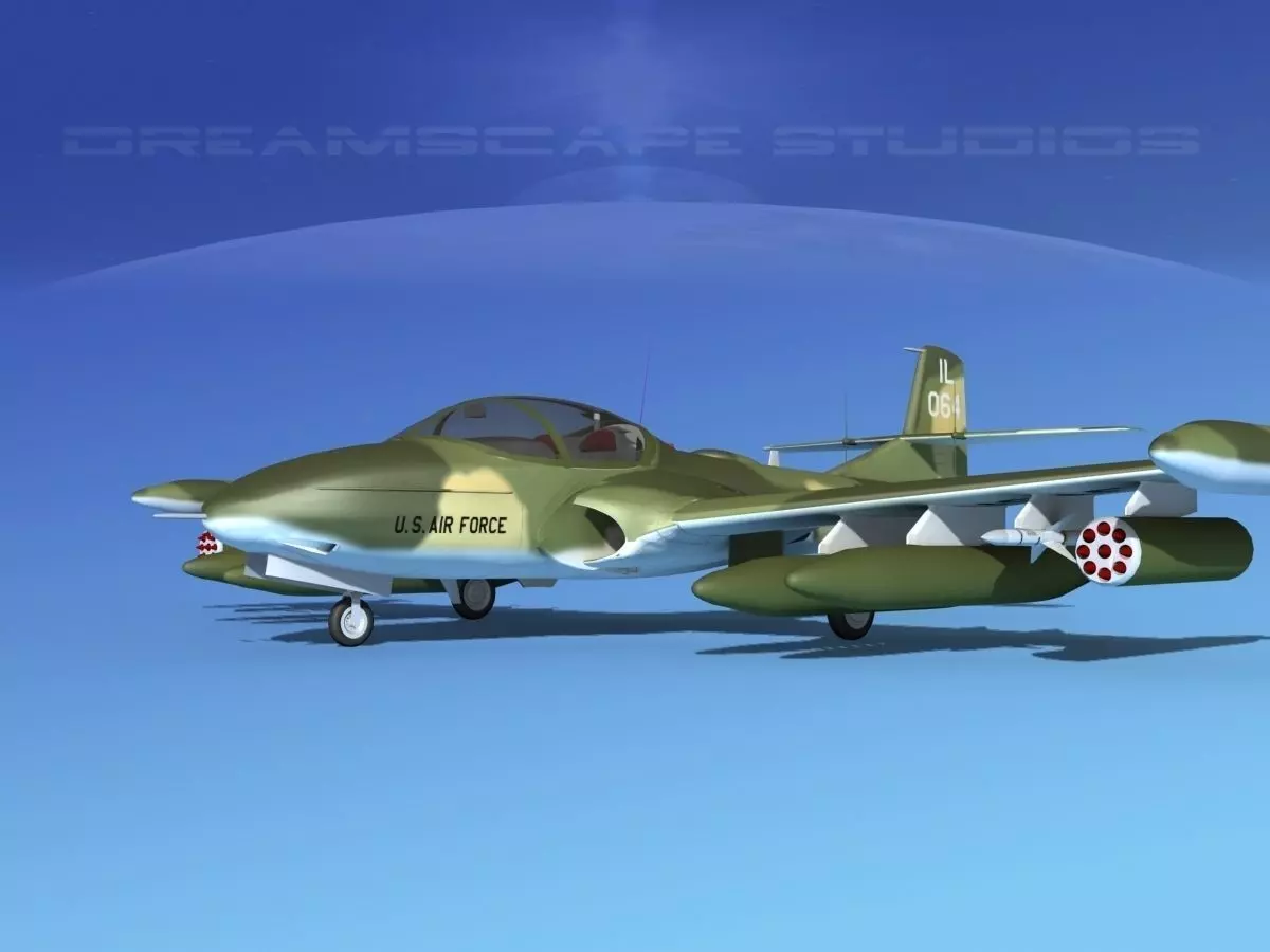 Cessna A-37B Dragonfly V04 USAF 3D model