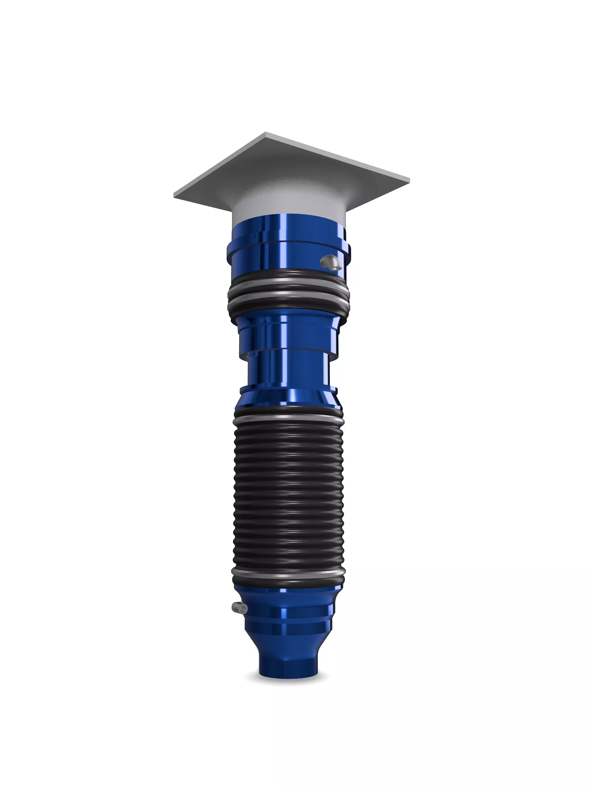 Workshop air intake adjustable for Dyno or tuning 3D print model_0