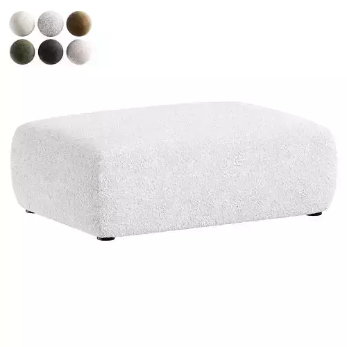 pouf white