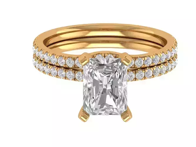 Radiant Engagement Ring