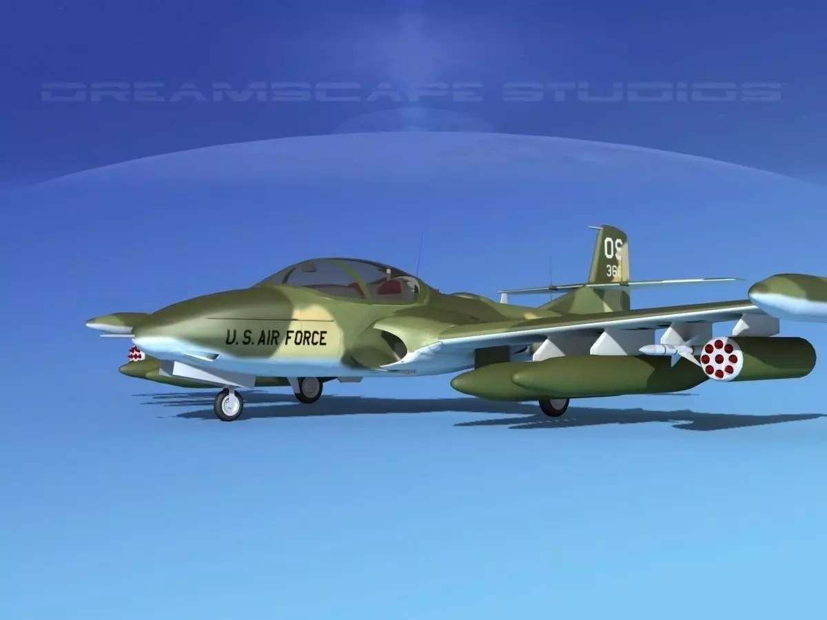 Cessna A-37B Dragonfly V05 USAF 3D model