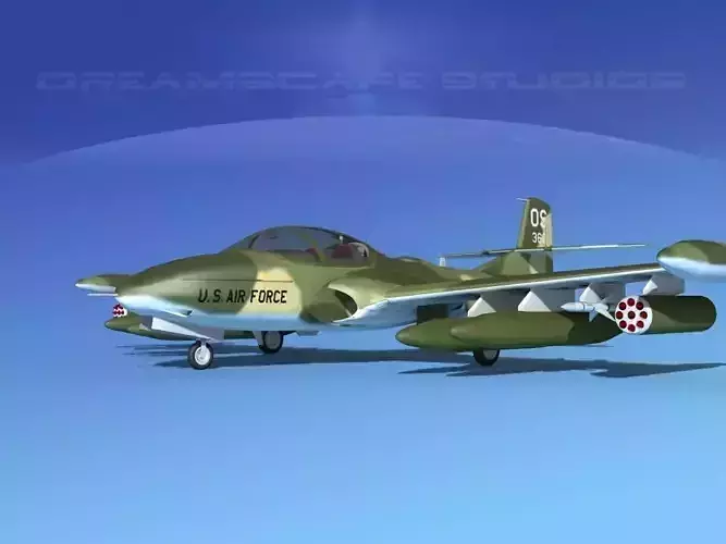 Cessna A-37B Dragonfly V05 USAF 3D model