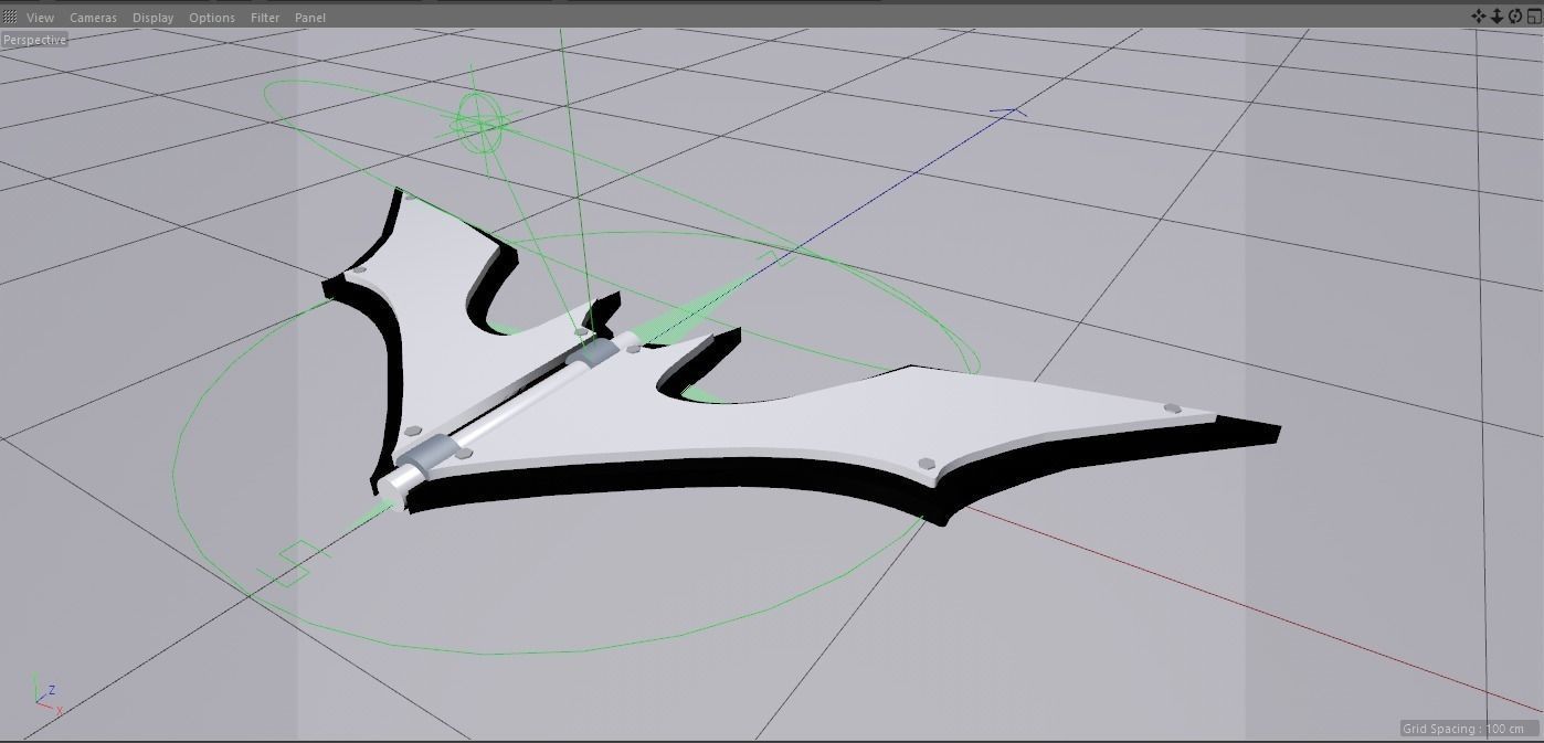 Batman symbol 3D model_0