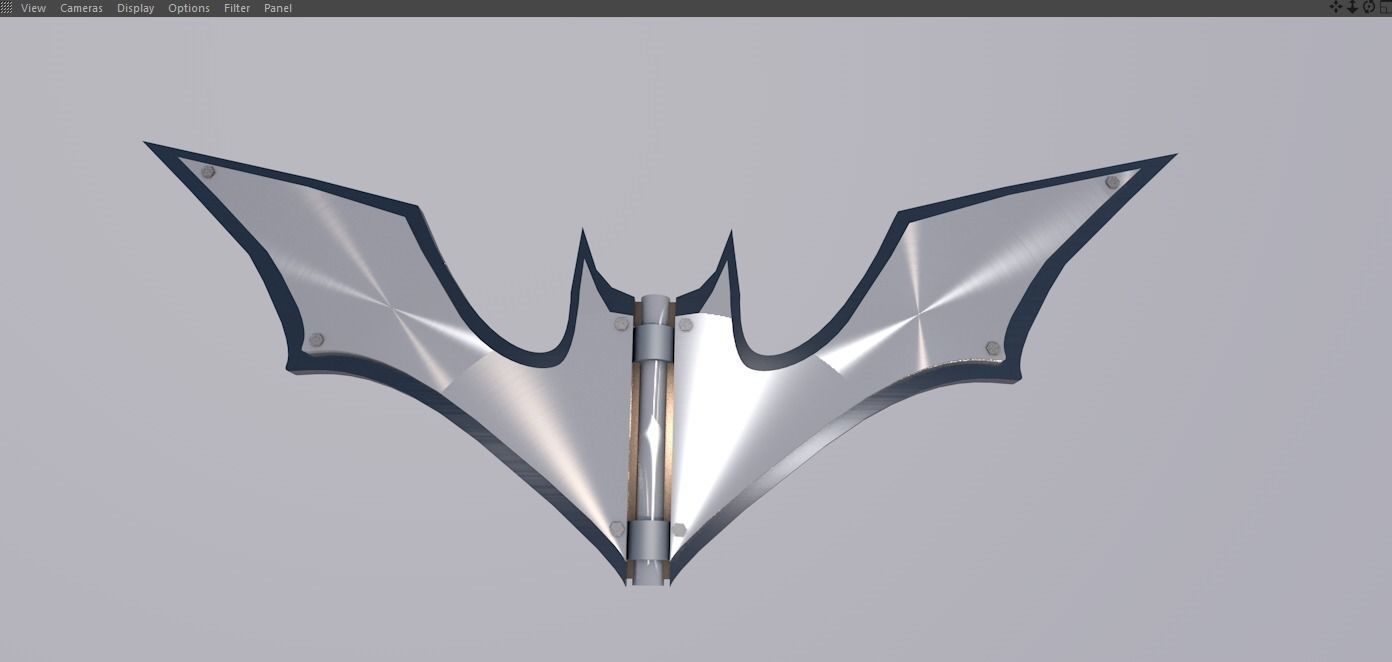 Batman symbol 3D model_1