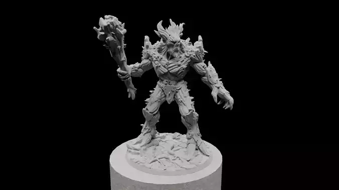 The Elderwood Colossus 3d print model