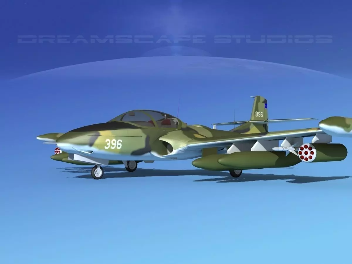 Cessna A-37 Dragonfly V08 Chile 3D model