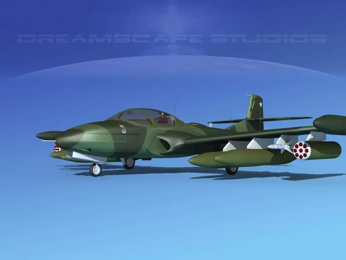 Cessna A-37 Dragonfly V09 Chile 3D model