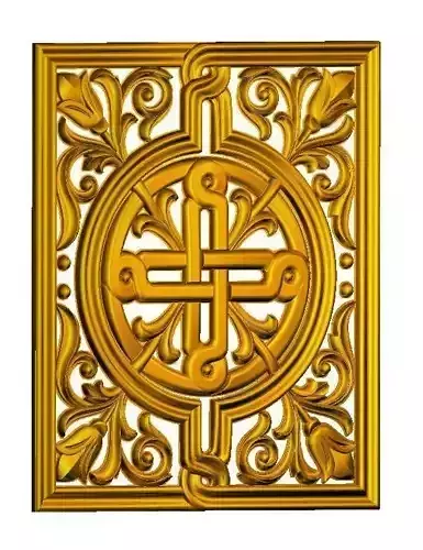 Cross Panel- Ornamental Christian Model