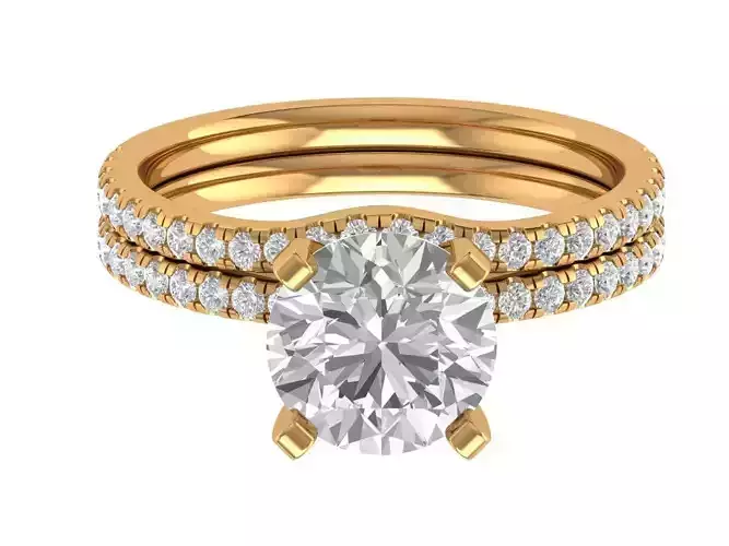 Round Enagagement Ring