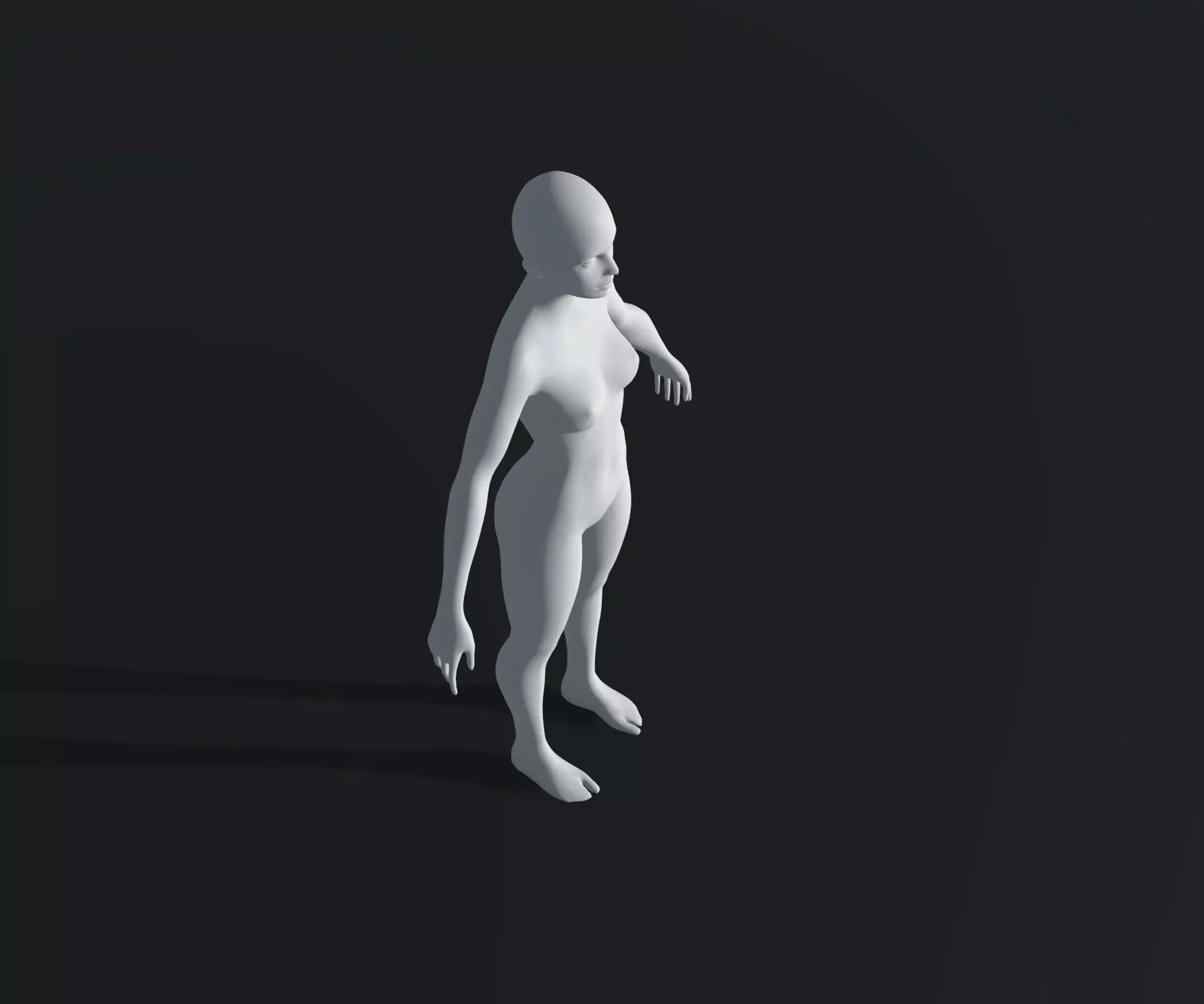 Male Female Base Mesh 28 Animations 20K Poly 76 Sound Effects Low-poly 3D model_5