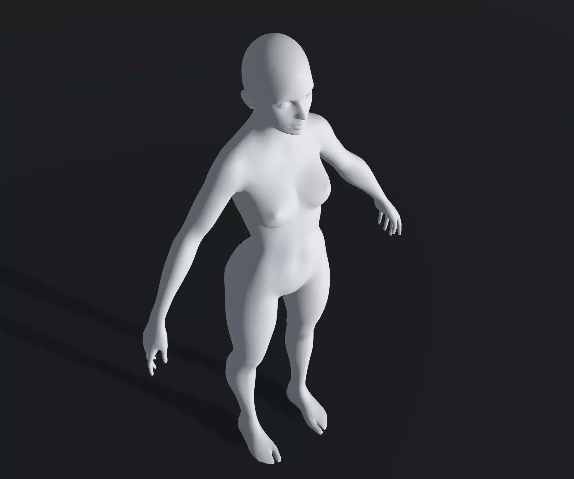 Male Female Base Mesh 28 Animations 20K Poly 76 Sound Effects Low-poly 3D model_14