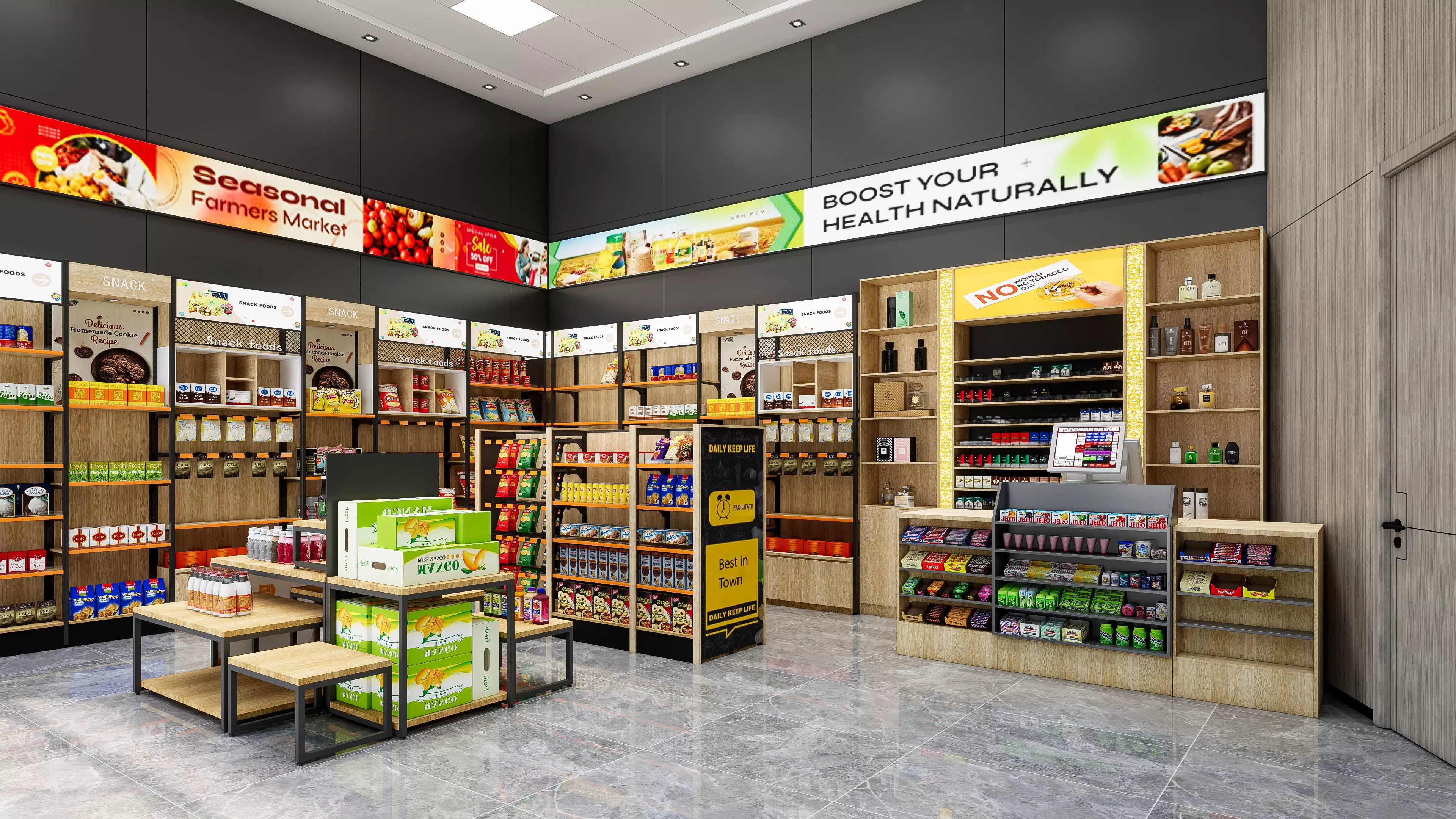 Supermarket Hypermarket Convenience Store 3 3D model_15