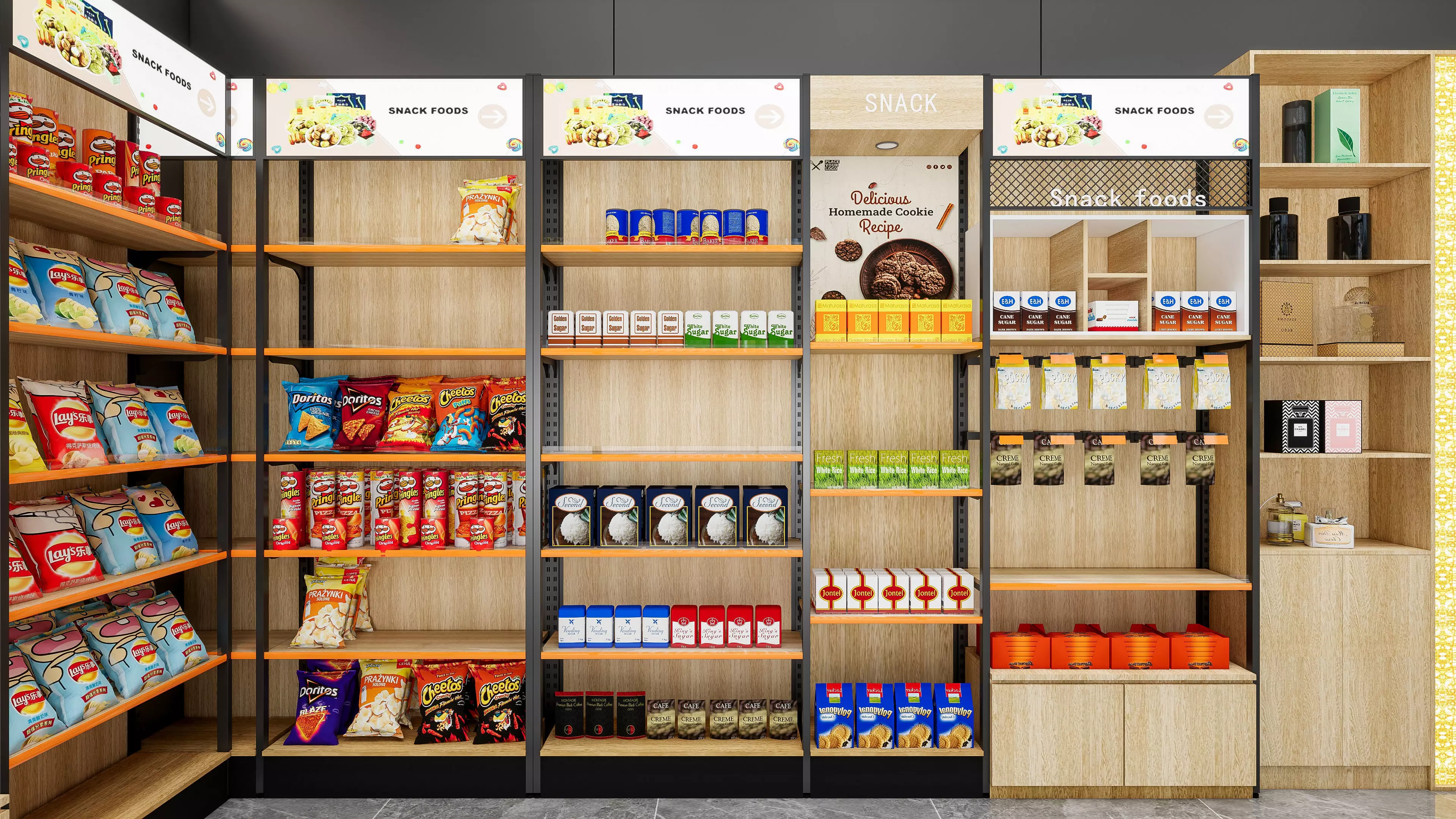 Supermarket Hypermarket Convenience Store 3 3D model_3