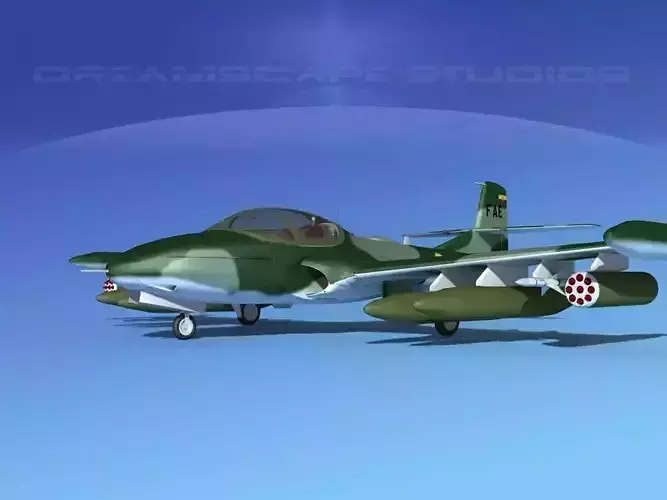 Cessna A-37 Dragonfly Equador 3D model